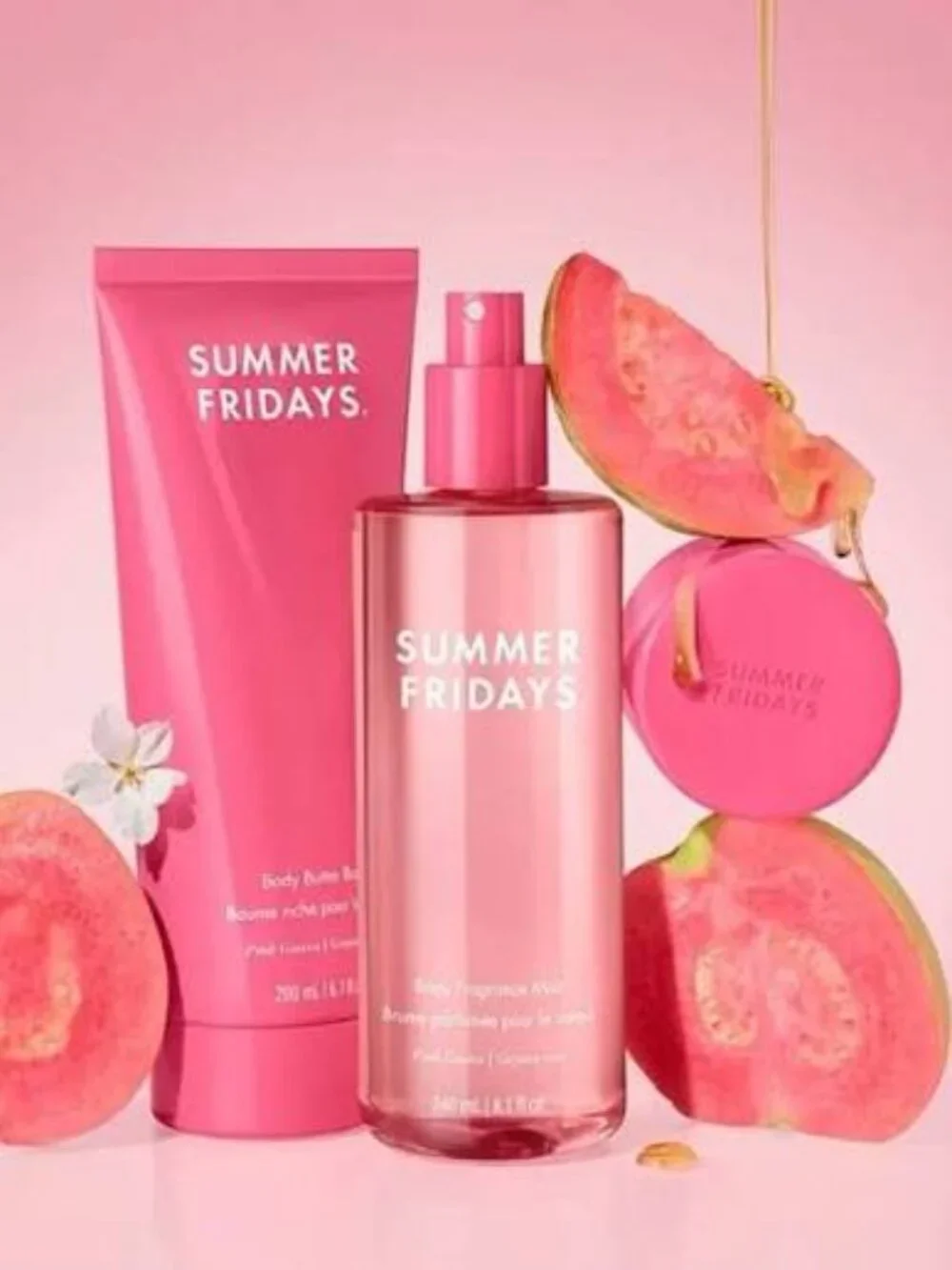 Summer Fridays Body Butter Balm Pink Guava 2 oz